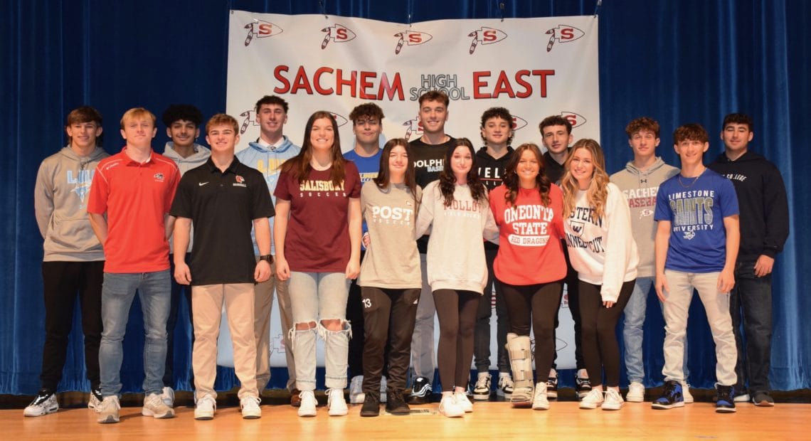 Sachem Student-Athletes Commit To Colleges