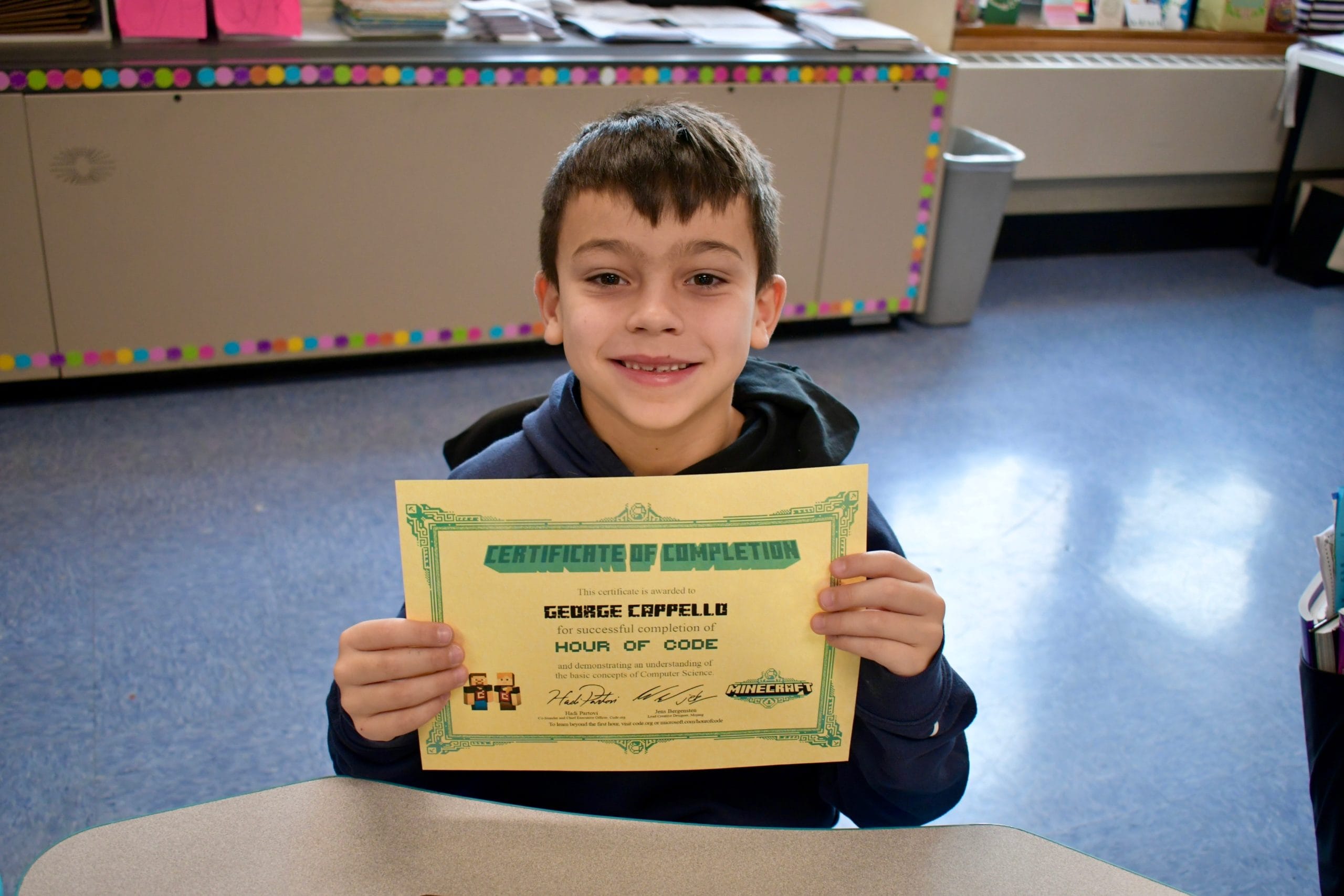Bethpage Students Strengthen Their Computer Science Skills During Hour Of Code