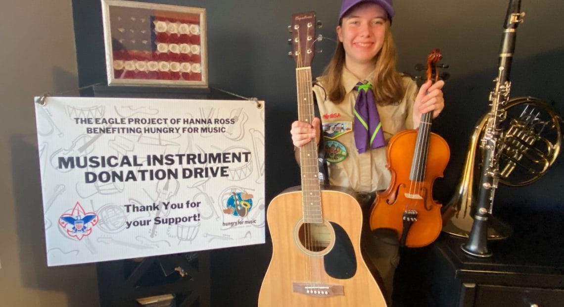 Scouts BSA Troop 430 Eagle Scout Project Support Hunger For Music