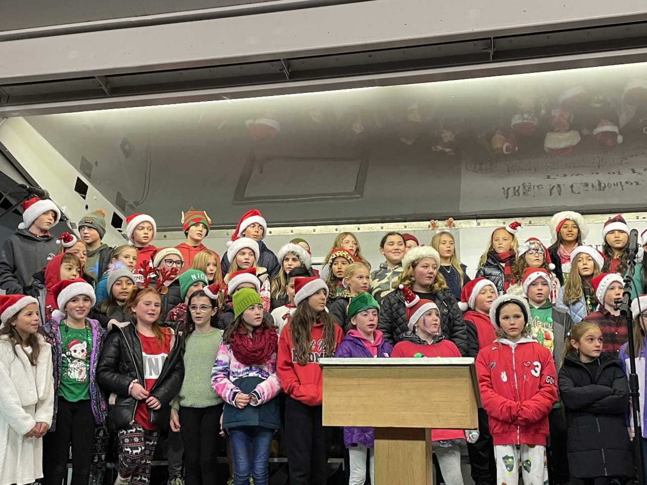 John F. Kennedy Chorus Provides Holiday Cheer At East Islip Fire Dept