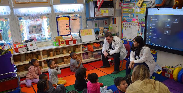 Doctors Share Health Tips With Students At Northeast Elementary School