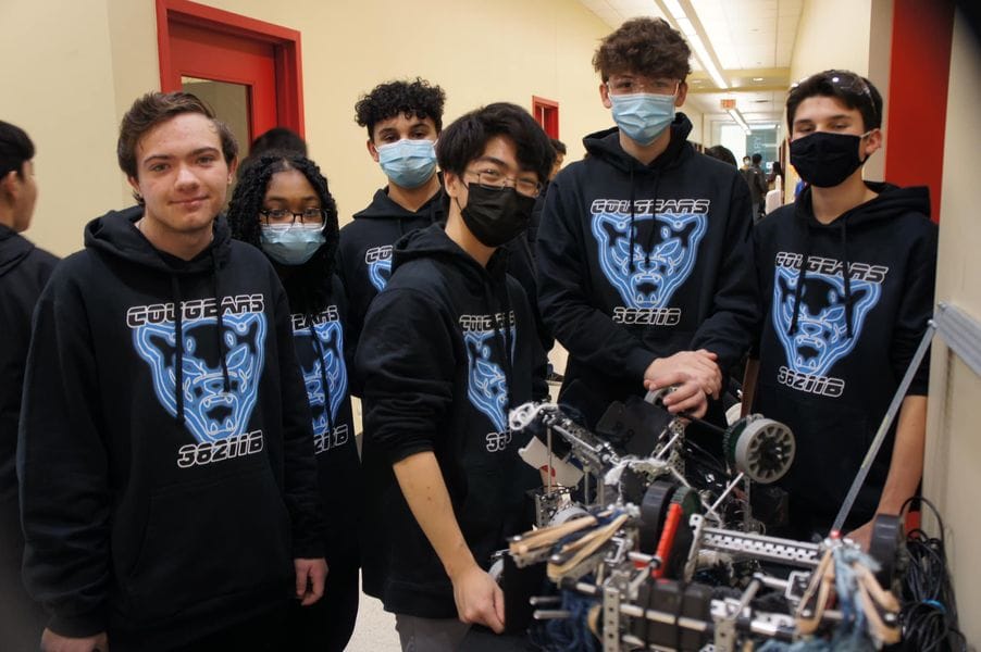 Centereach High School’s Robotics Team Participates In VEX Spin Up Robotics Competition