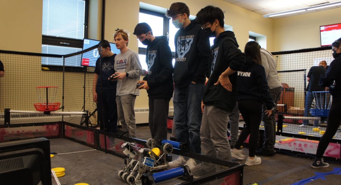 Centereach High School’s Robotics Team Participates In VEX Spin Up Robotics Competition