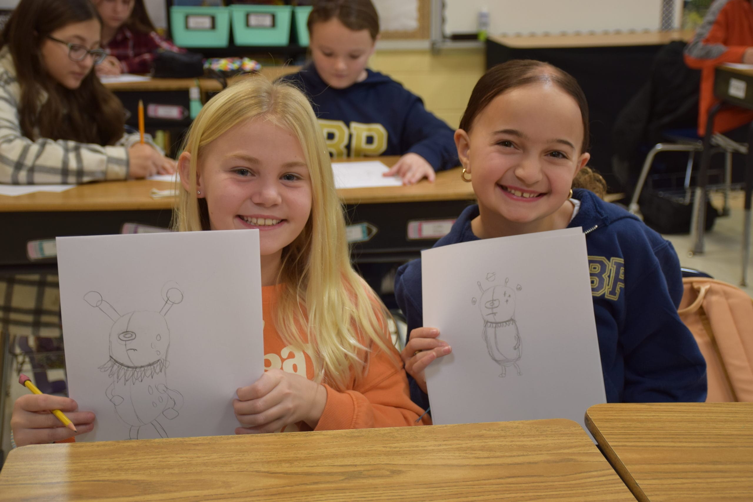 Sylvan Avenue Elementary Receive A Brain Training Art Lesson