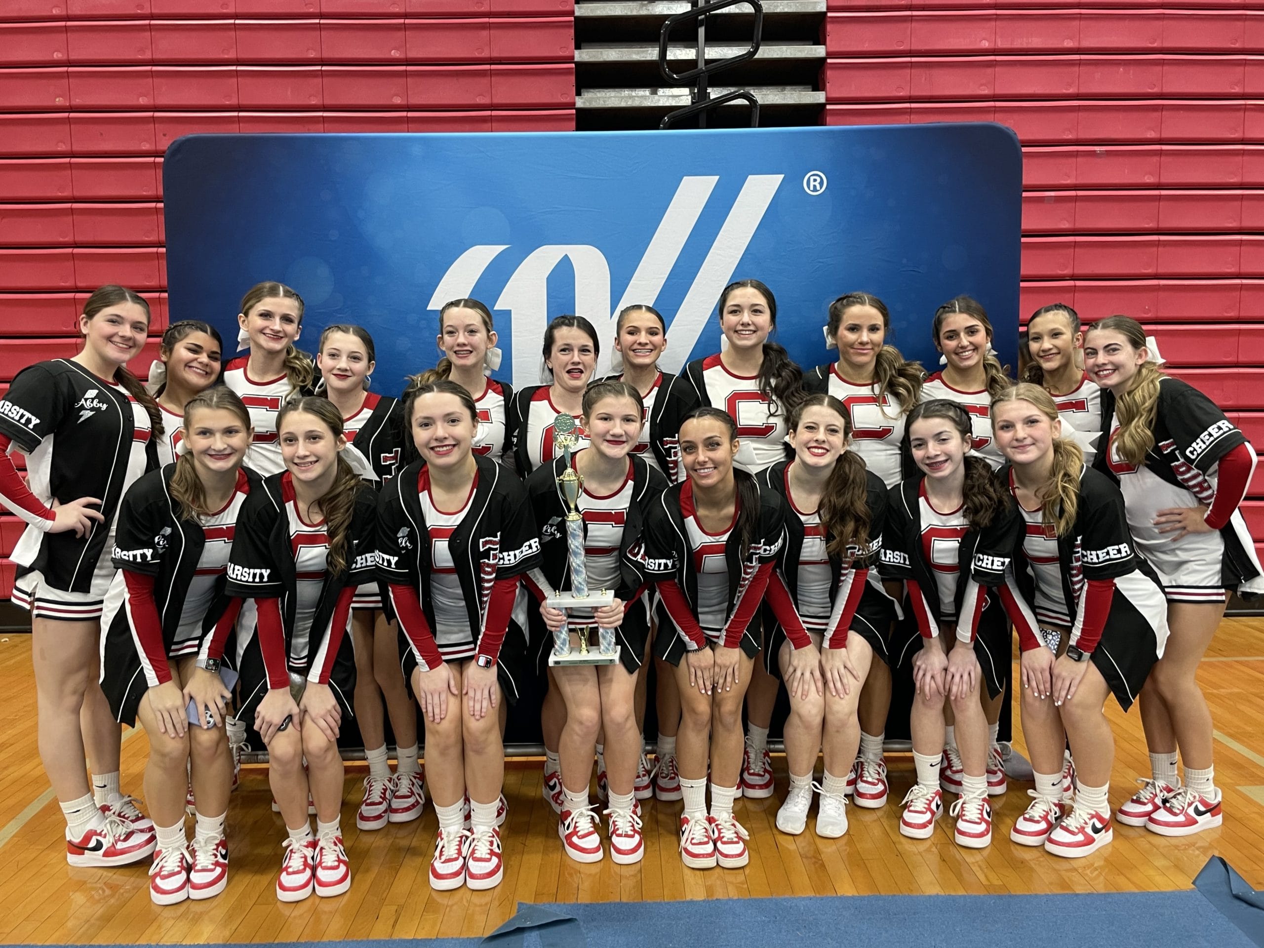 Varsity Cheer Places First At UCA Garden State Challenge