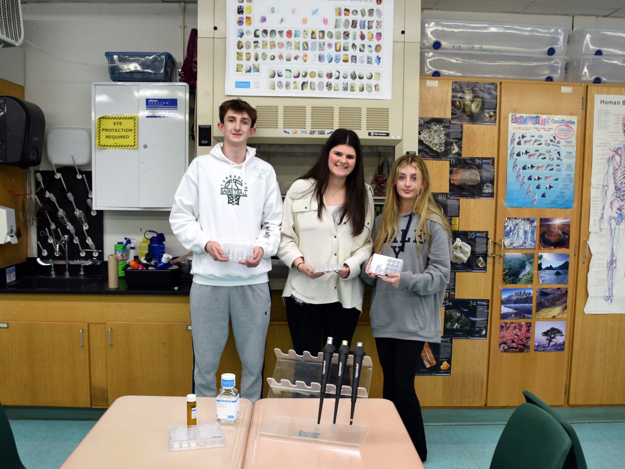 Three Young Harborfields SPARK Scientists Train At Brookhaven Lab