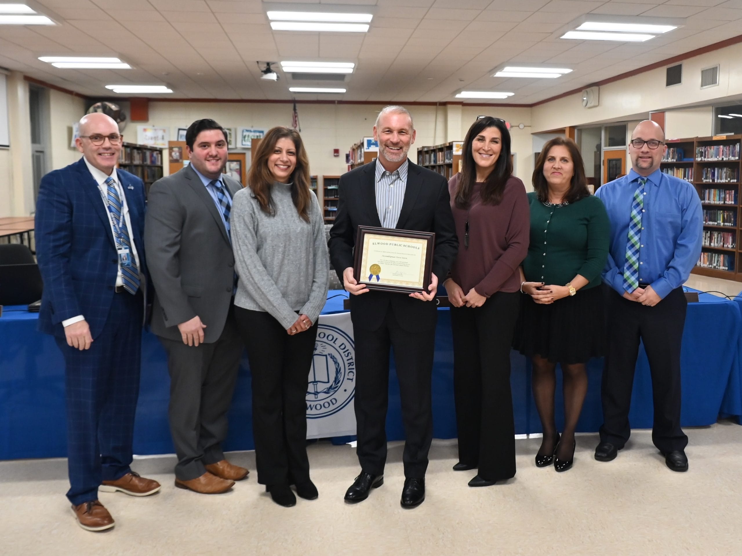 Kenneth Bossert Elwood Board Of Education Honors Assemblyman Stern, PTA Reflections ...
