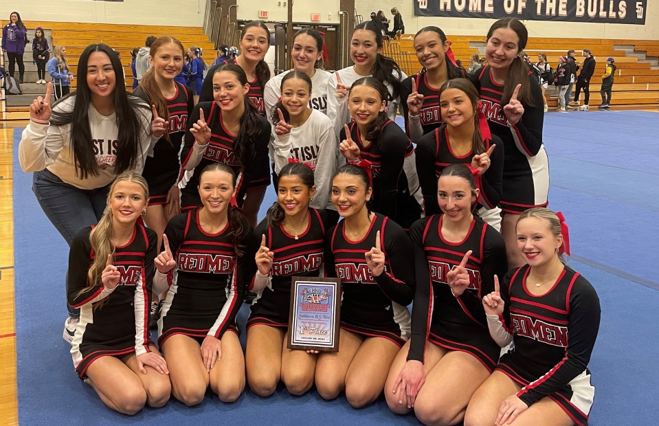 East Islip Cheerleaders Take First In Divisional Competition