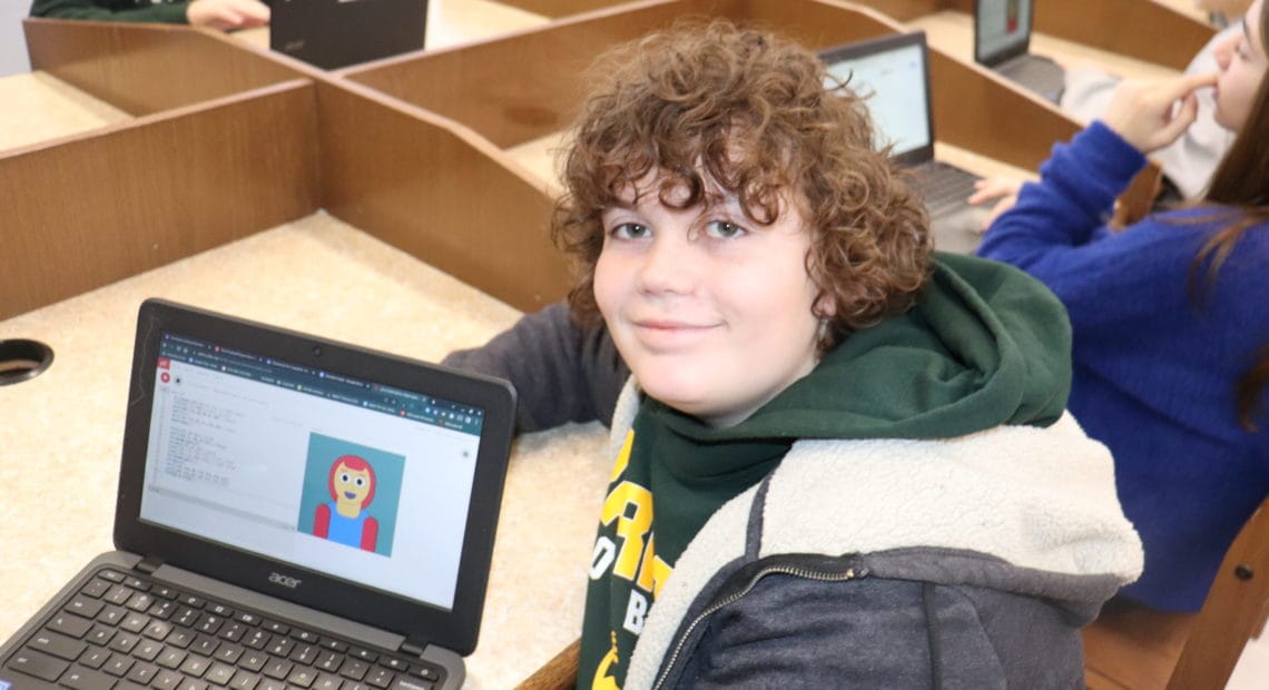 Students Create Self-Portraits In Interdisciplinary Project