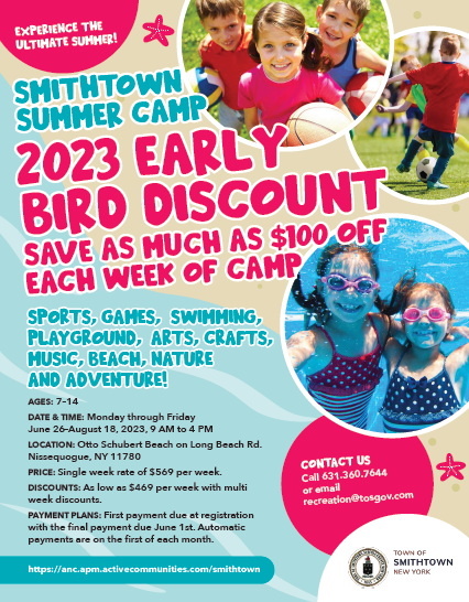 Summer Camp Early Bird Registration Now Open