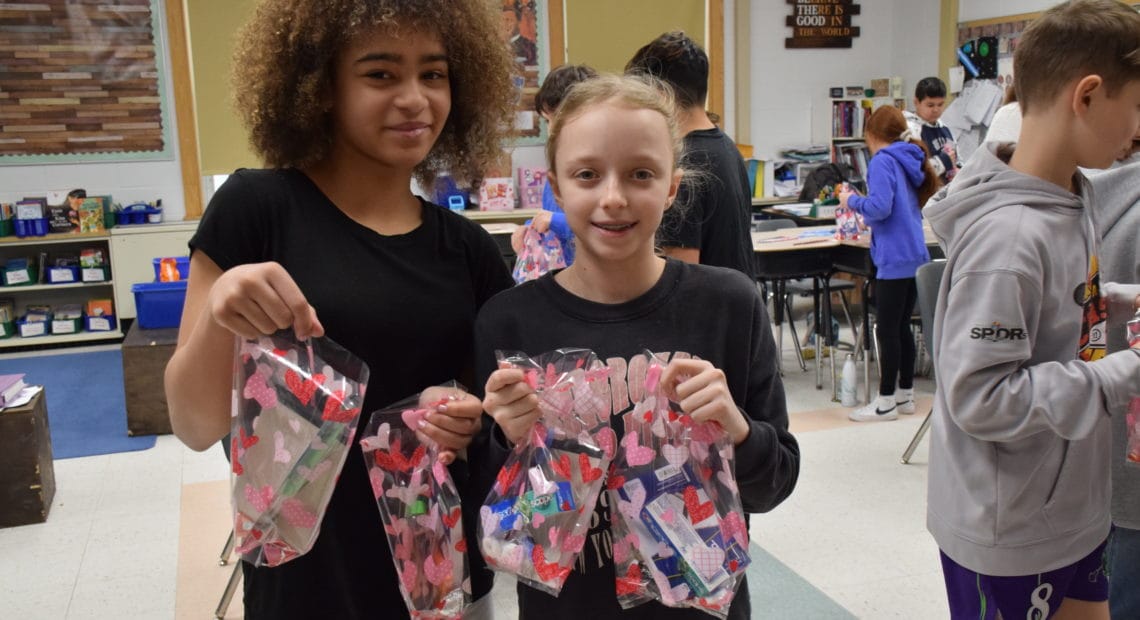 Sixth Graders Spread Love With Valentine&#8217;s Care Packages