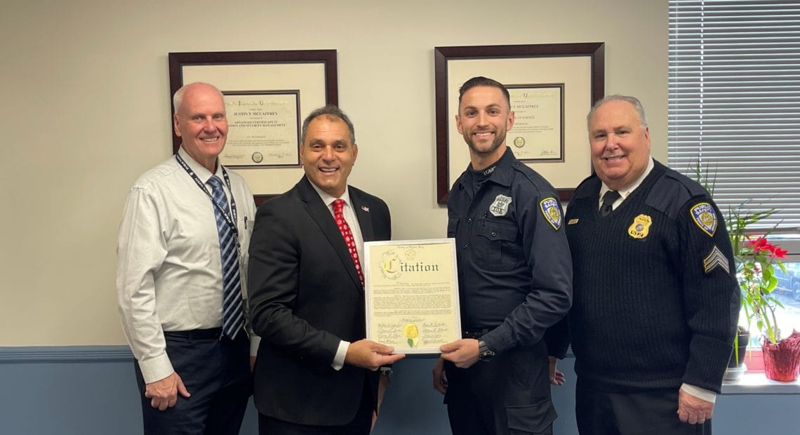 Saladino Honors Public Safety Officer From Massapequa As &#8220;Employee Of The Month&#8221;