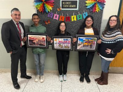 Farmingdale Artists Receive Top Honors In New York School Bus Safety Contest