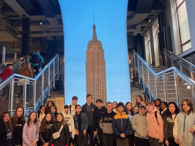 Grand Avenue Yorker Club Visits Empire State Building