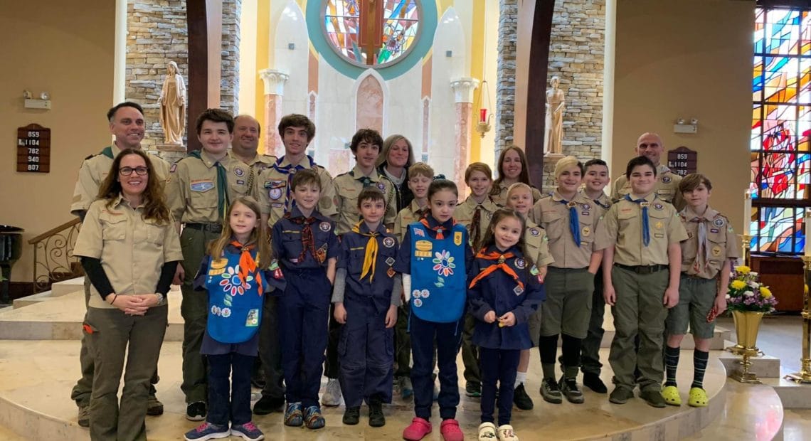 Scouts Participate In Scout Sabbath And Scout Sunday Services In Melville