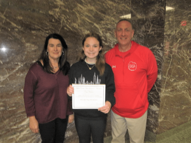 East Islip Eighth Grader Paige Mathers Wins Rydzeski Scholarship