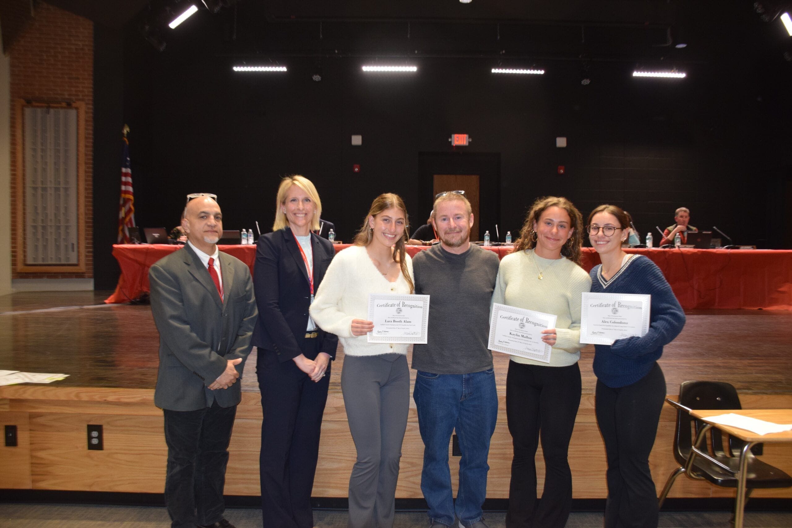 Connetquot Board Of Education Recognizes Top Winter Athletes