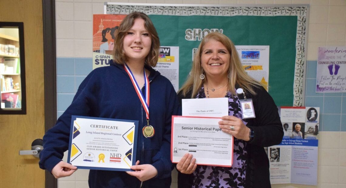 Ward Melville Student Places In Regional History Day Contest