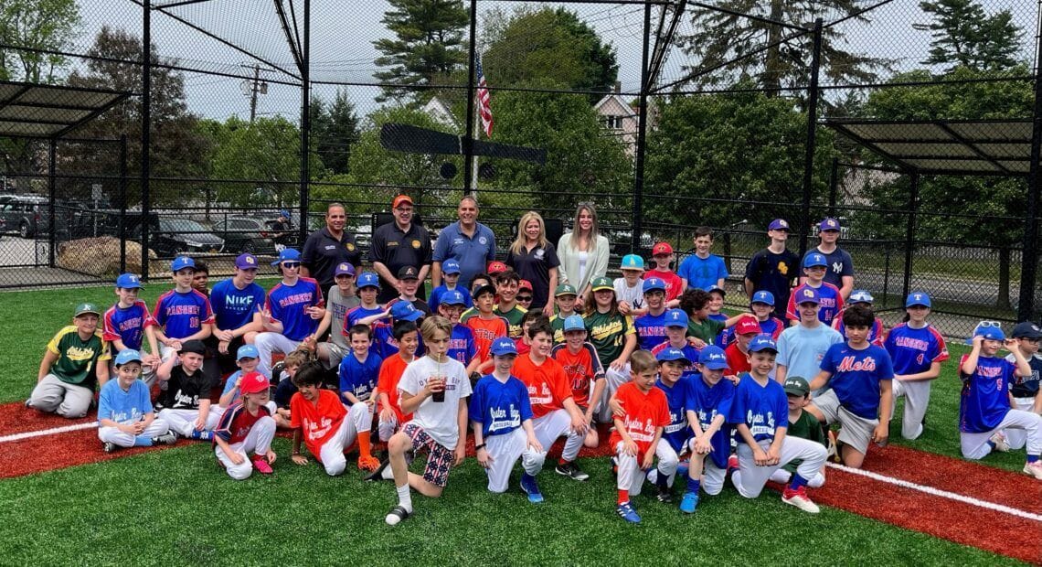 Upgrades Complete At Marino Park Ballfield In Oyster Bay