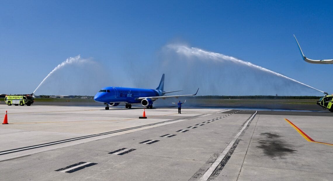Breeze Airways And Long Island MacArthur Airport Celebrate New Non-Stop Destinations
