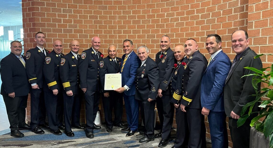 Saladino Honors Massapequa Firefighters For 50 Years Of Service