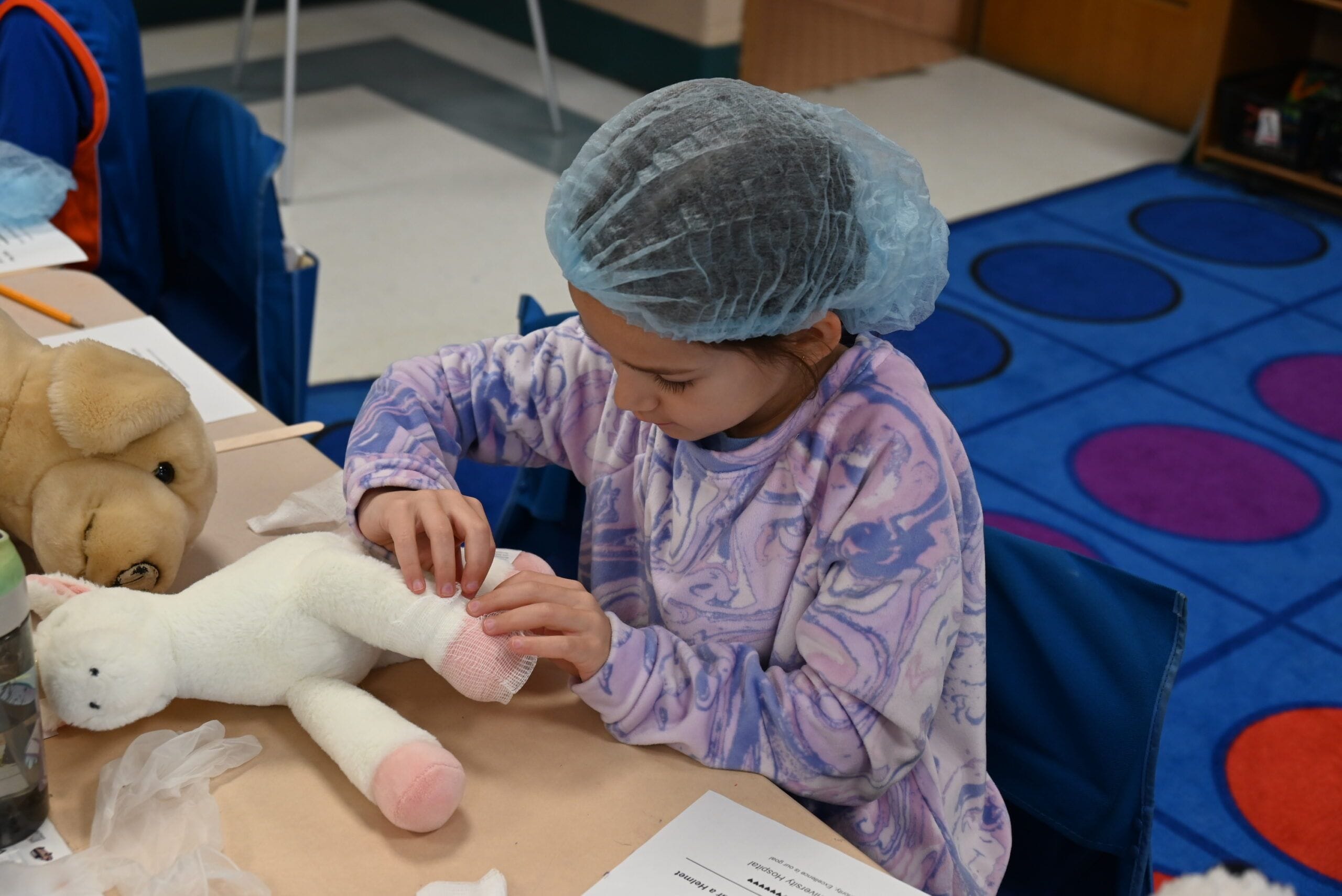 Manetuck First Graders Learn Caregiving, Safety Skills