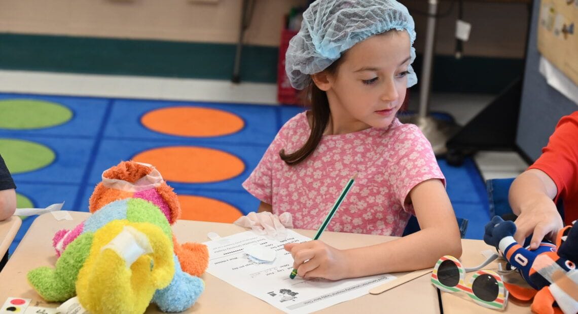 Manetuck First Graders Learn Caregiving, Safety Skills