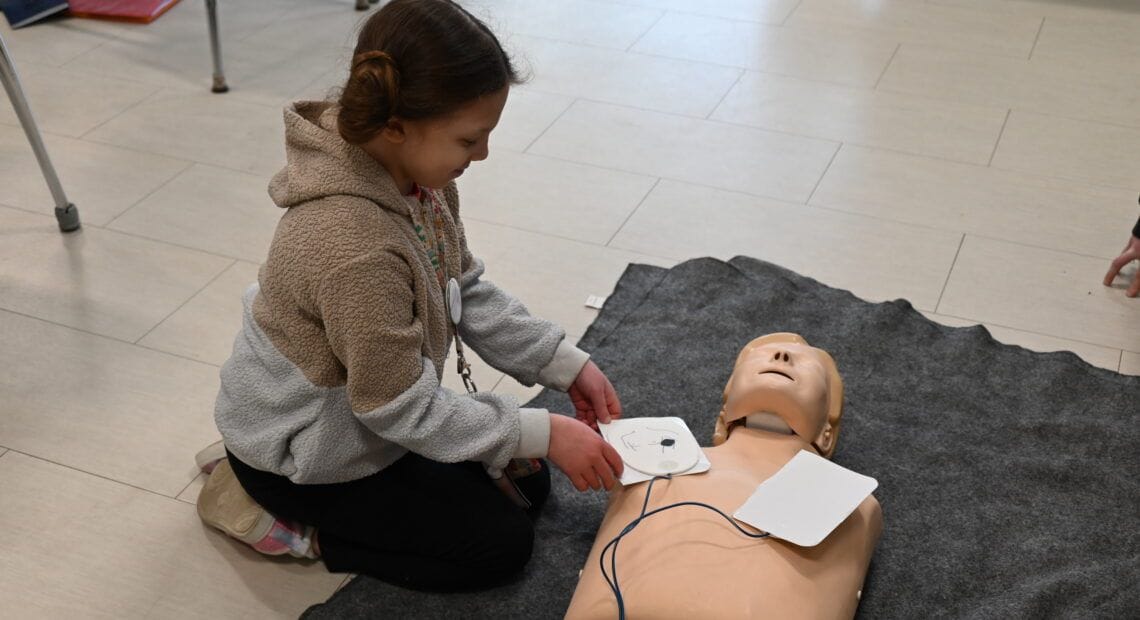 Udall Students Learn Lifesaving Techniques