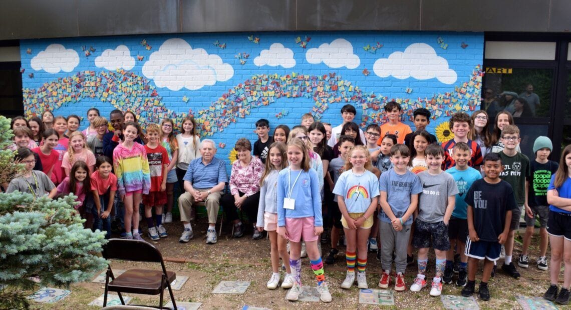 Holocaust Survivors Attend Unveiling Of Thomas J. Lahey&#8217;s Butterfly Friendship Wall
