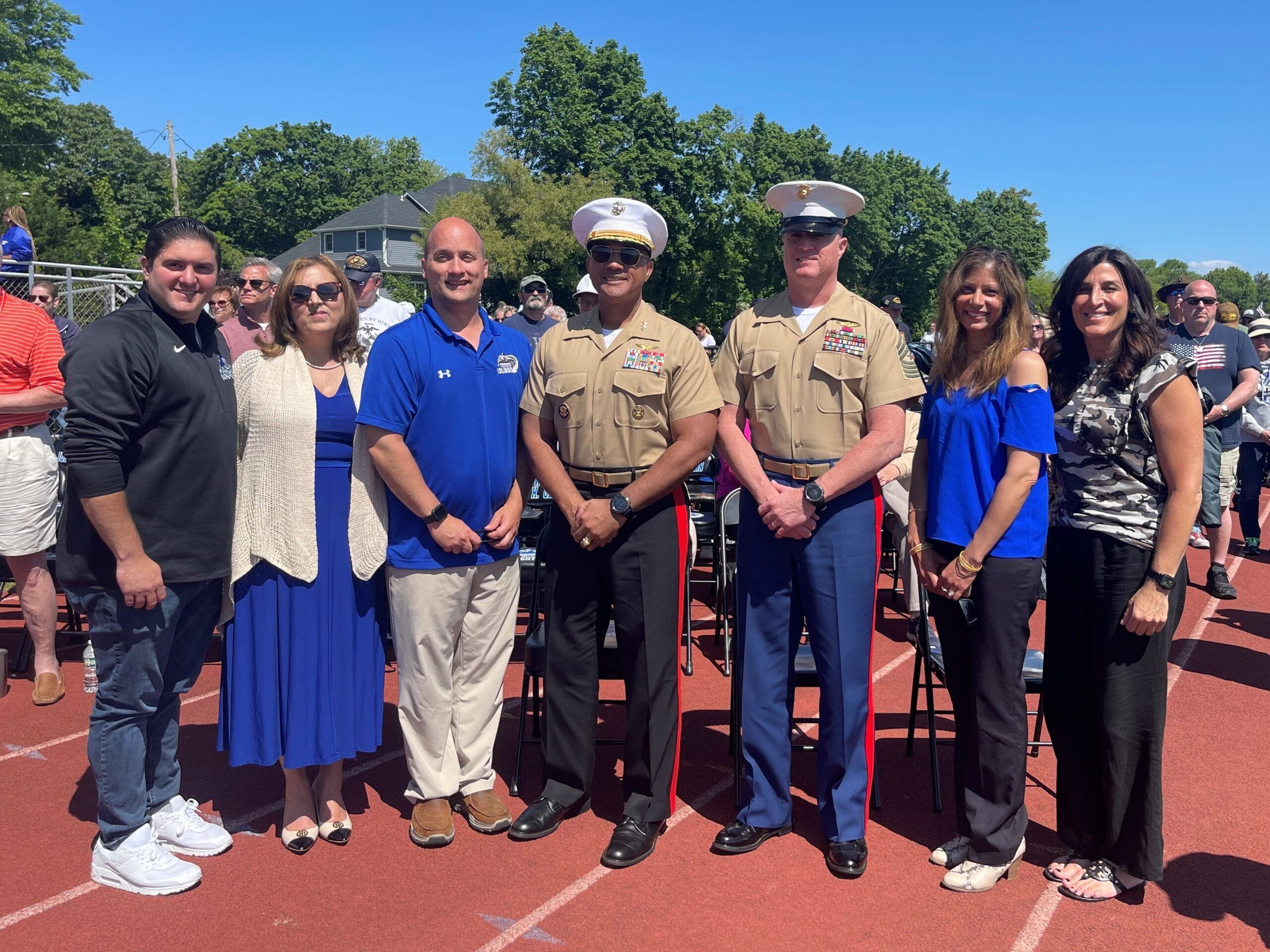 Marine Corps Memorial Day Visit Wows Elwood Community