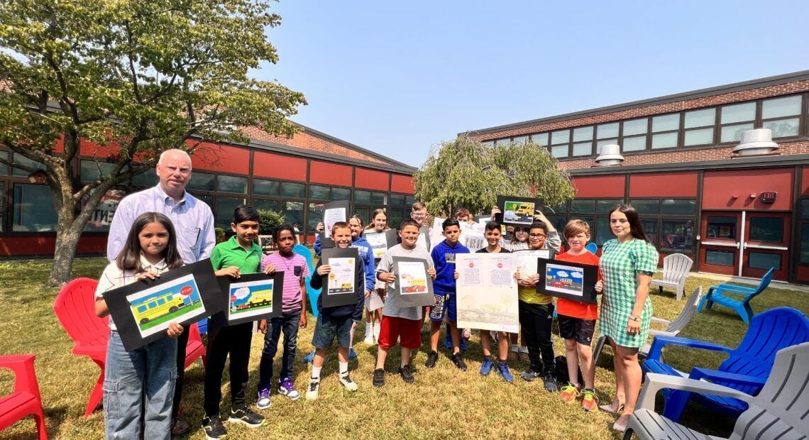 Parliament Place Students Raise Awareness For Bus Safety