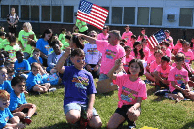 Tears Of Happiness During Military Surprise At Forest Avenue School