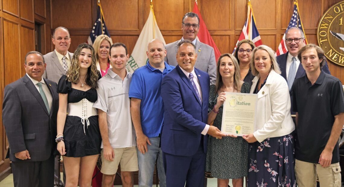 Town Honors Old Bethpage Resident For Charitable Efforts For Cancer Causes