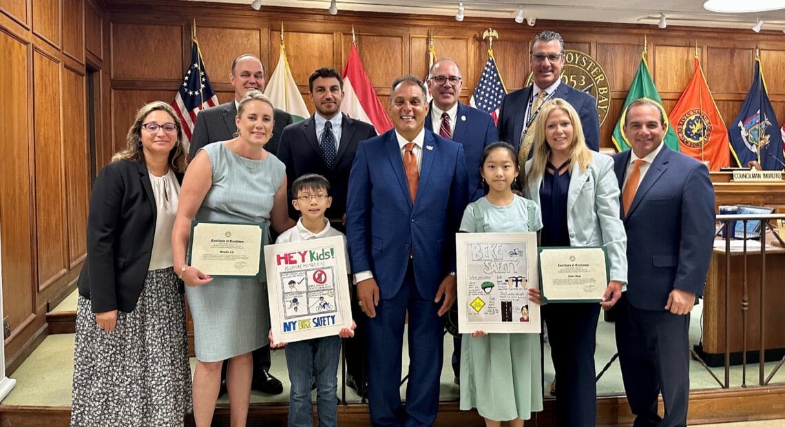 Town Board Announces Winners Of Bike Safety Poster Contest