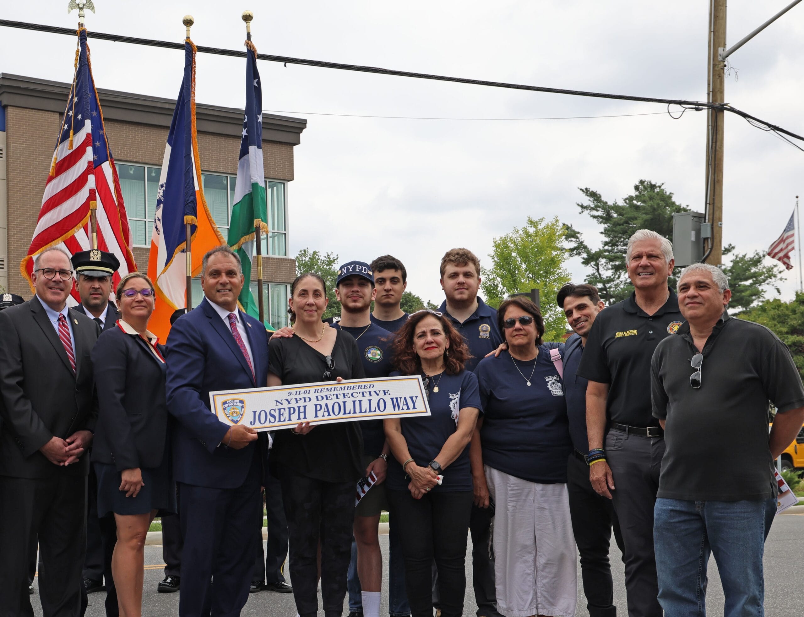 Street Dedicated In Memory Of Fallen NYPD Hero From Glen Head Long