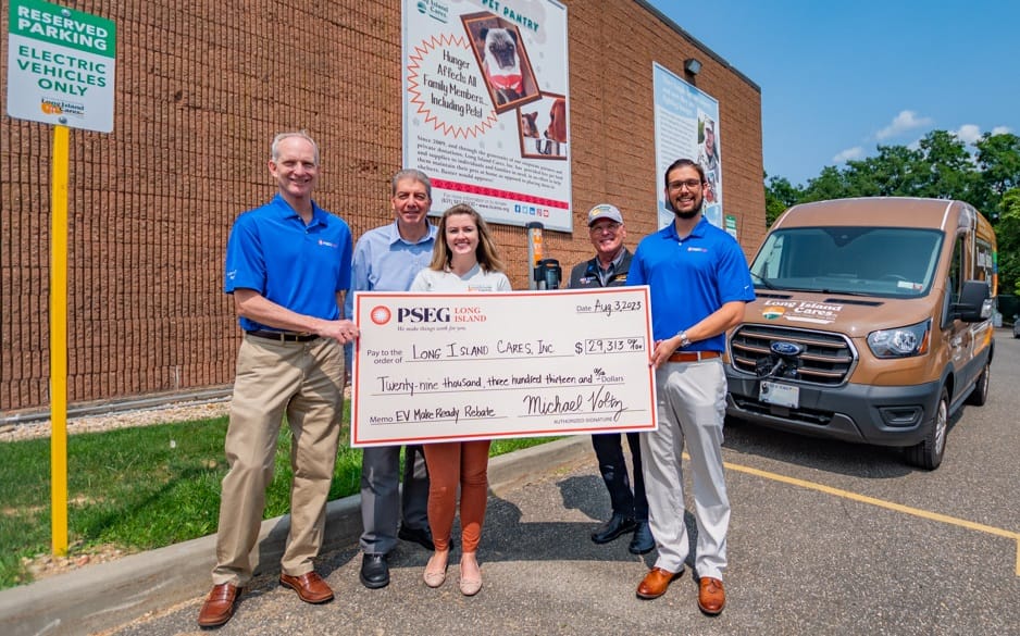 PSEG Long Island Provides Long Island Cares With Nearly $30,000 For Its Commitment To The Environment