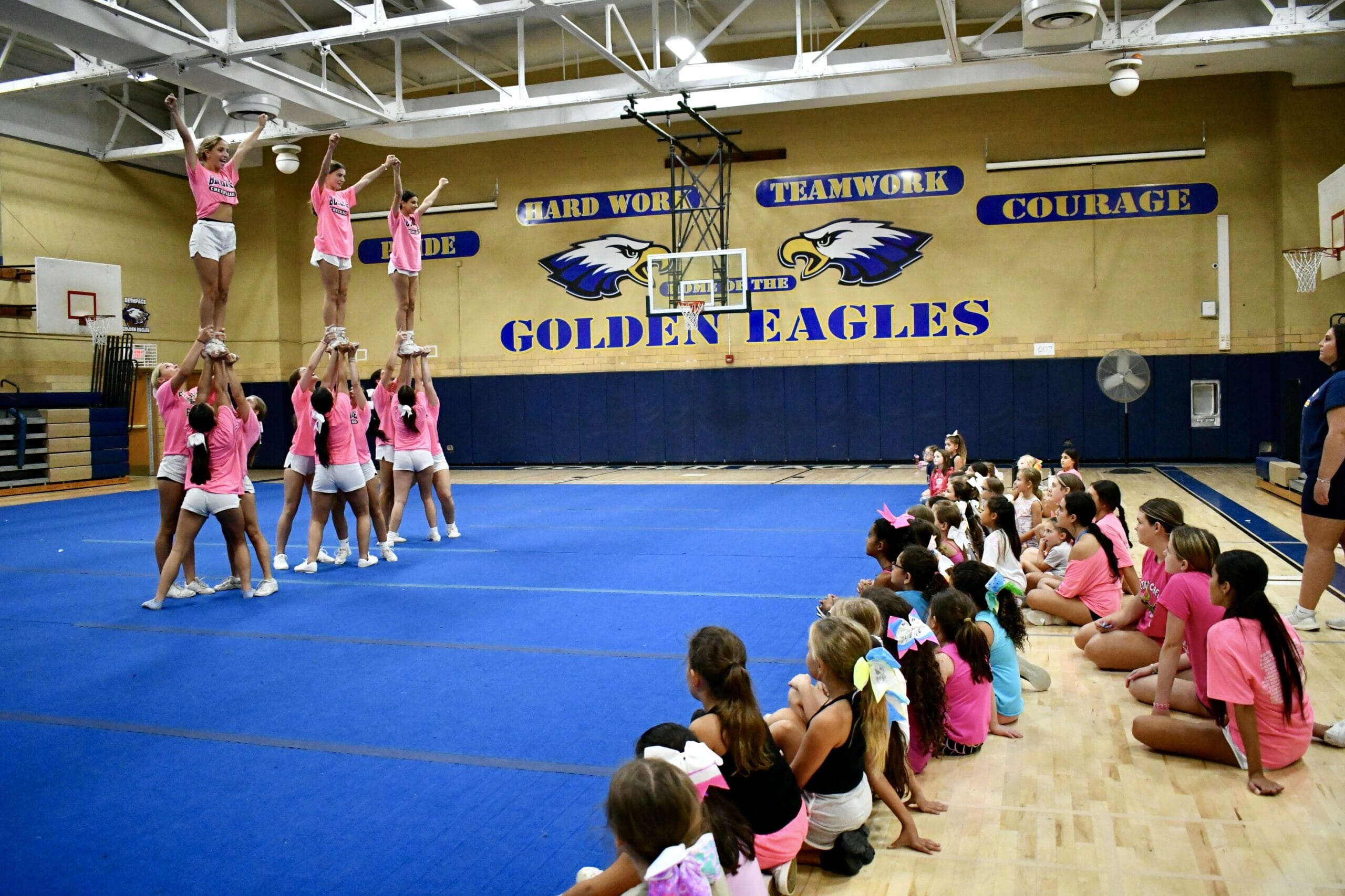 Bethpage High School Cheerleaders Host First Summer Cheer Camp Long