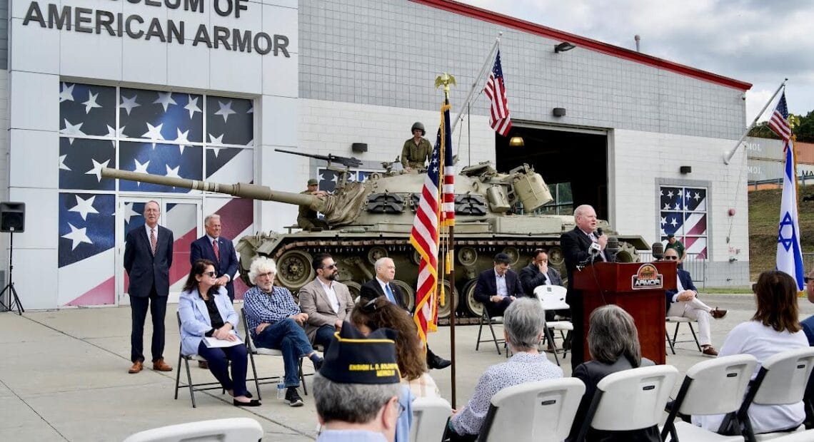 Legislator Drucker Commemorates 50th Anniversary Of Yom Kippur War At Museum Of American Armor