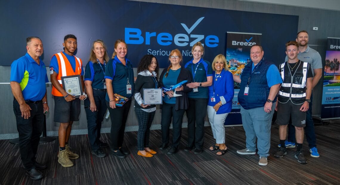 Breeze Airline Ground Support Performance Recognized