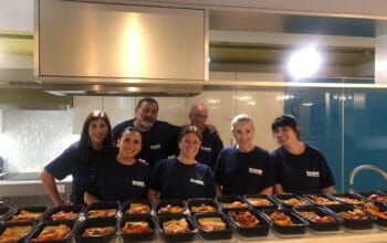 Racanelli Construction Company Provides A Special Meal For Families Families Staying At The Ronald McDonald House Of Long Island
