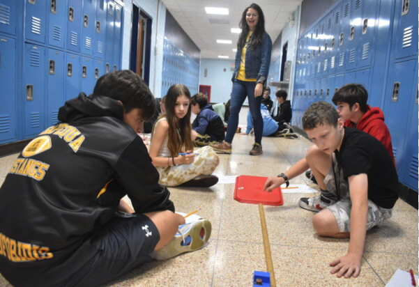 Wantagh Science Students Study Mass And Motion