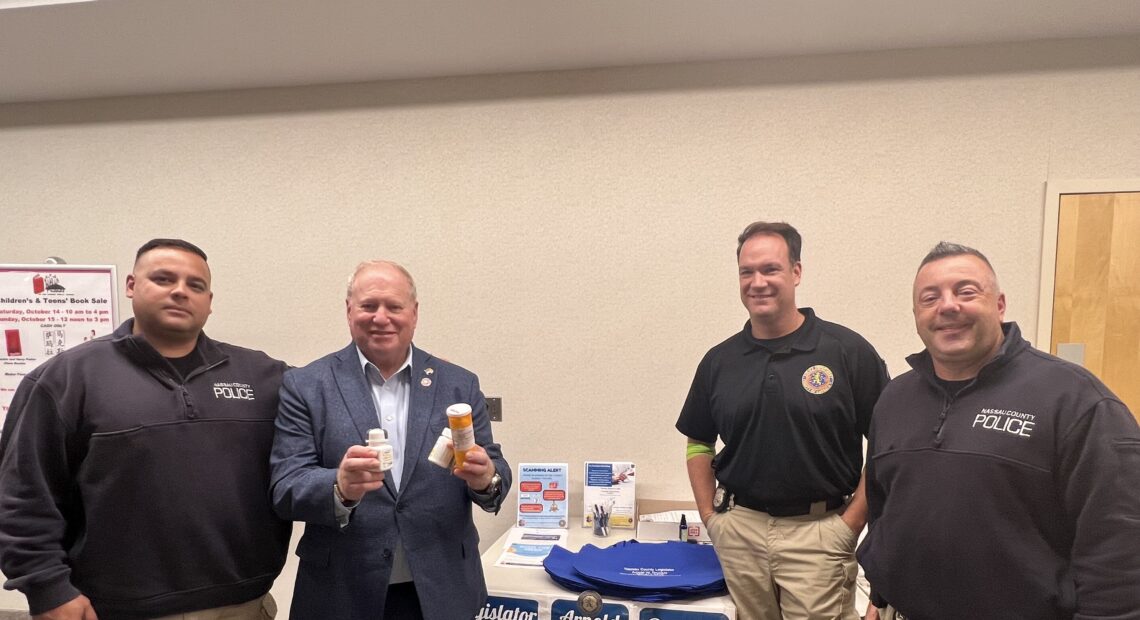 Legislator Drucker Partnered With Nassau County PD&#8217;s Second Precinct To Host Successful &#8216;Shed The Meds&#8217; Event At Syosset Library