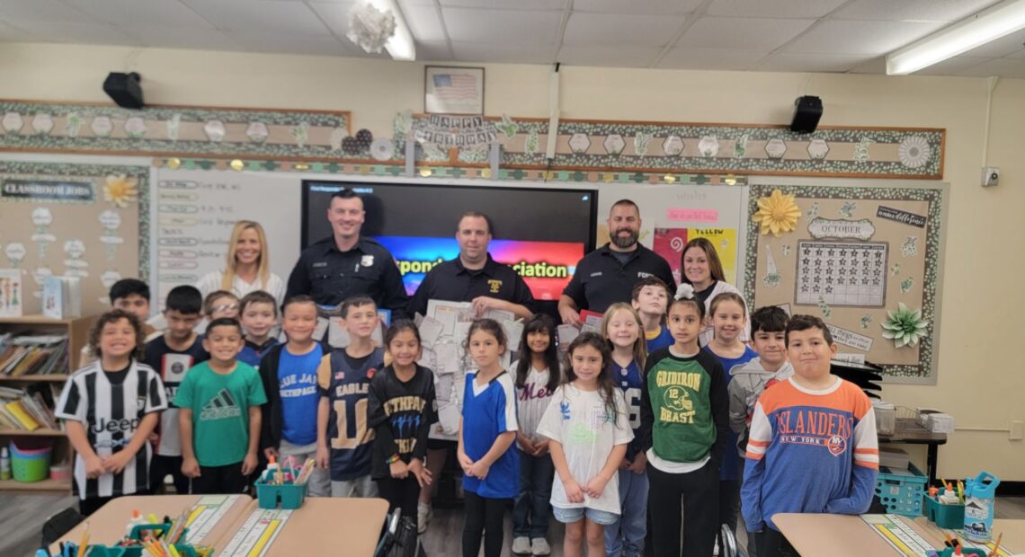 Bethpage Second Graders Give Thanks To Local Heroes