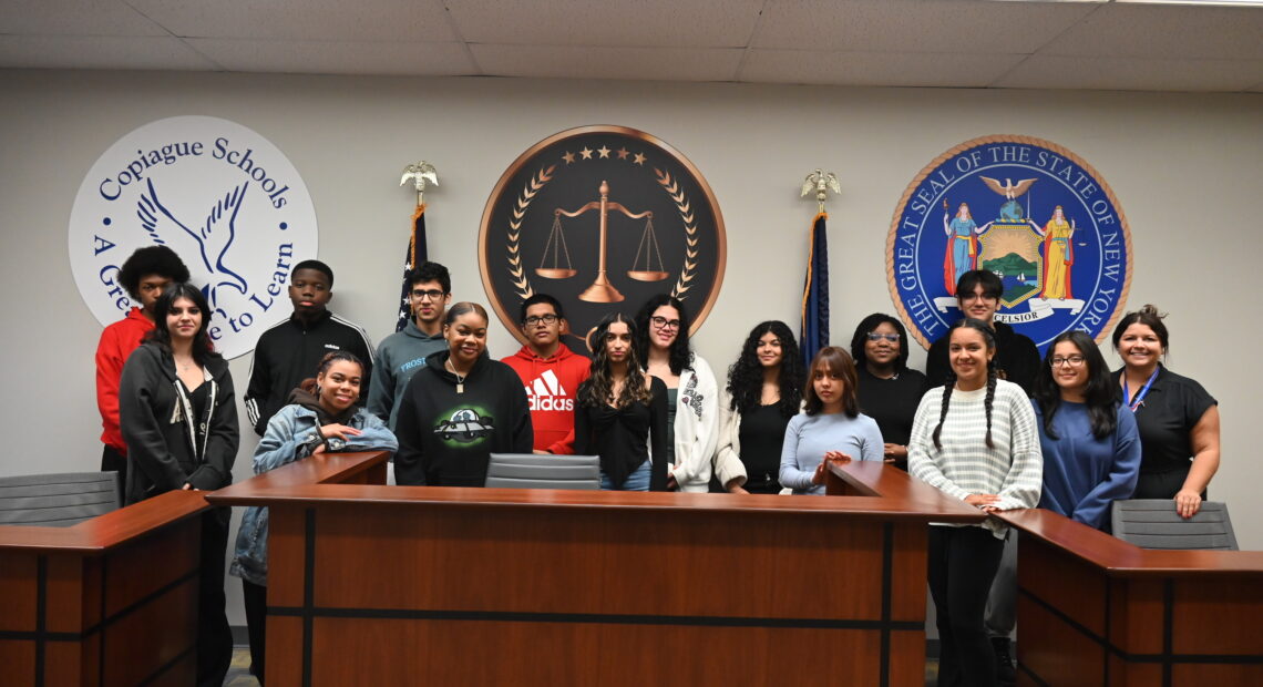 Mock Trial Room Houses Copiague&#8217;s Criminal Justice Students