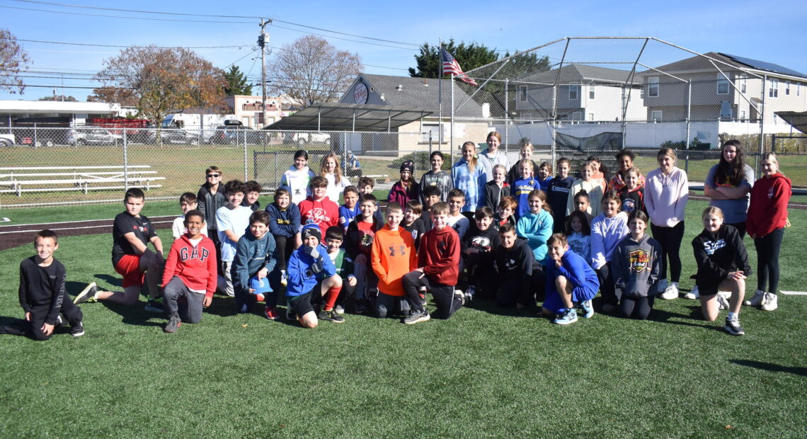 Footballs Fly At North Bellmore Student Competition