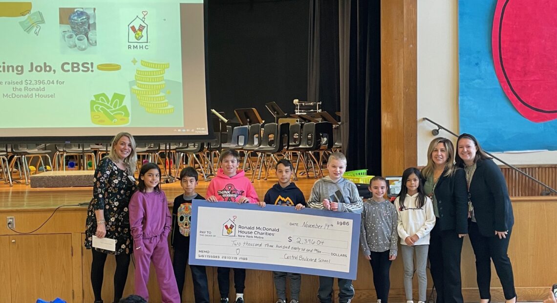 Bethpage Students Raise More Than $2,000 For The Ronald McDonald House
