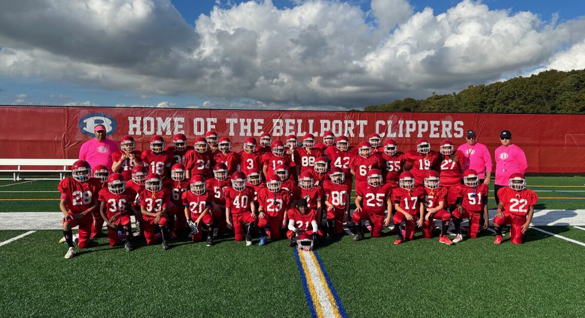 Middle School Football Team Raises Funds For Breast Cancer Awareness