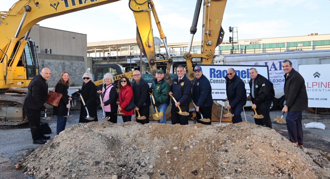 Saladino And Officials Break Ground For $111 Million Revitalization Project In Downtown Hicksville
