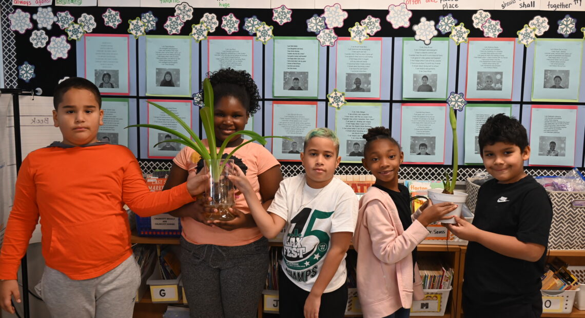 Second Graders Show Off Their Green Thumbs