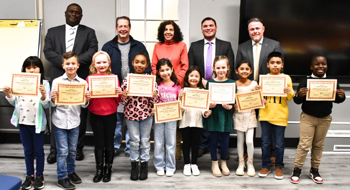 Second Grade Student Council Honored At Deer Park Board Of Ed Meeting